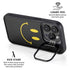 Black Happy Face iPhone 15 Pro Kickstand Case